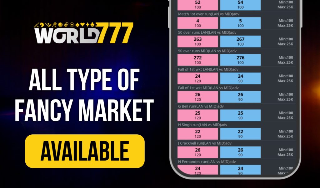 World777 8 All Type of Fancy Market Available World777