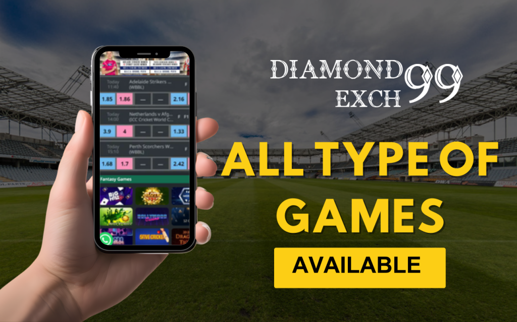 DiamondExch99 6 All Type of Games Available DiamondExch99