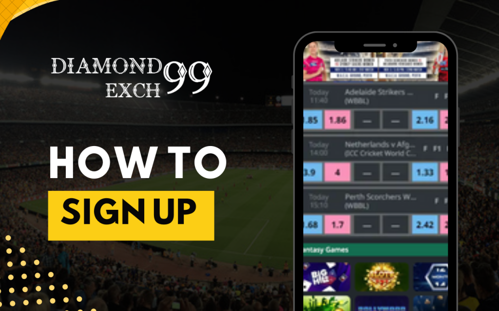 DiamondExch99 2 How to Sign up on DiamondExch99