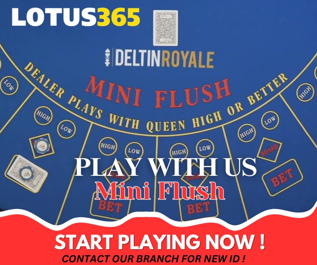 Maximizing Your Profits with Mini Flush Bets on Lotus365 9 Mini Flush betting tips