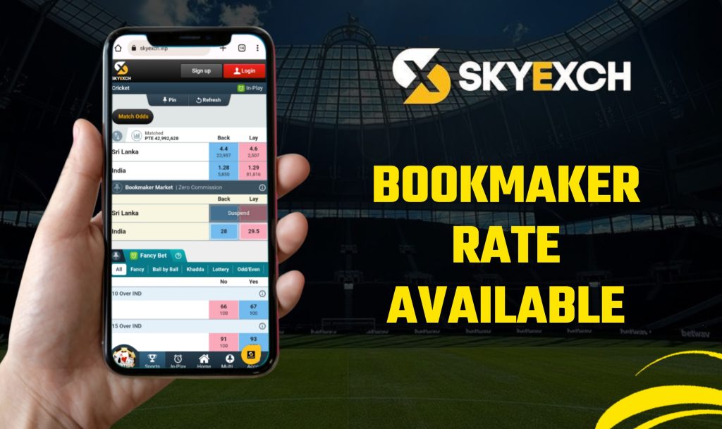 Sky Exchange 9 Sky Exchange Bookmaker Rate Available