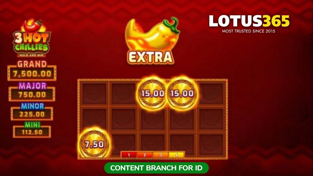 Winning Big on 3 Hot Chillies Slots A Step-by-Step Guide for Lotus365 Players 5 Maximize winnings on 3 Hot Chillies