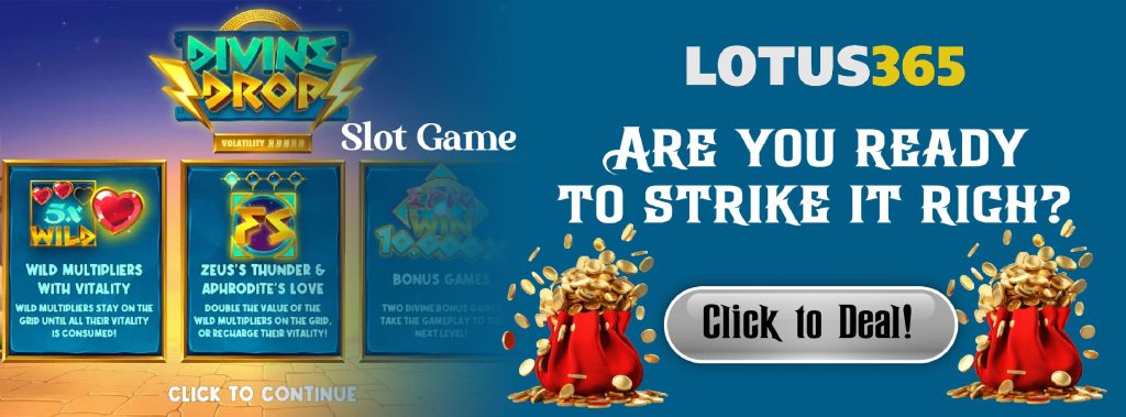 Why Divine Drop Slot is a Must-Play on Lotus365 8 Win on Divine Drop Slot