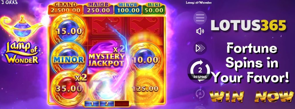 Lamp of Wonder Slot Review on Lotus365 4 Lamp of Wonder Slot